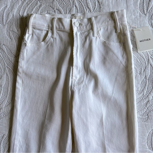 NWT - MOTHER - The Hustler Ankle Fray Jean - Glass Slipper - Picture 4 of 15